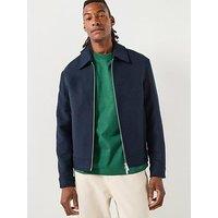Selected Homme Philip Lano Zip Through Jacket - Navy
