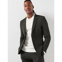 Selected Homme Neil Slim Fit Blazer Suit Jacket - Dark Green