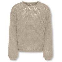Only Kids Girls Loose Knitted Jumper - Cream