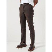 Selected Homme Neil Slim Fit Suit Trousers - Brown