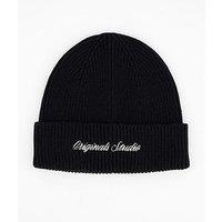 Jack & Jones Norrebro Logo Beanie Hat - Black