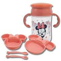 Minnie Mouse Minnie 5 Piece Character Shaped Dinner Set In Gift Box