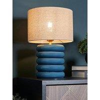 Bhs Flump Crackle Glaze Ceramic Table Lamp