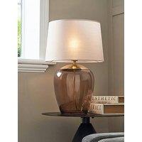 Very Home Smoked Glass Table Lamp