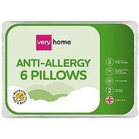 Very Home Anti-Allergy Pillow 6 Pack