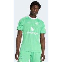 Adidas Manchester United Mens 25/26 3Rd Stadium Goal Keeper Shirt - Green