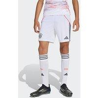 Adidas Bayern Junior 25/26 Away Stadium Replica Shorts - White