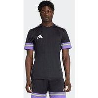 Adidas Mens Squadra 25 Jersey - Black/Purple