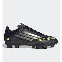 Adidas Junior F50 Club Firm Ground Football Boot - Black