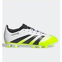 Adidas Junior Predator Club Firm Ground Football Boots - White