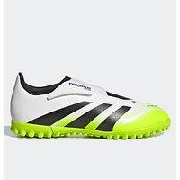 Adidas Junior Predator Club Velcro Hook And Loop Football Boots - White
