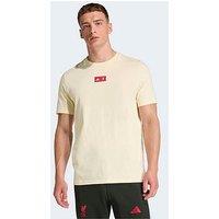 Adidas Mens Liverpool Seasonal Tee - Cream