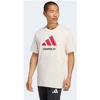 Adidas Mens Liverpool Seasonal Tee- White
