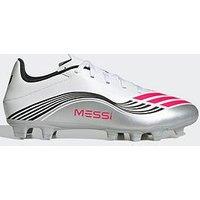Adidas Mens F50 Messi Club Firm Ground Football Boots - White