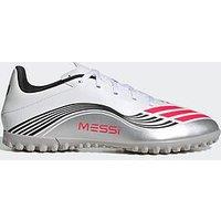 Adidas Mens F50 Messi Club Astro Turf Football Boots - White