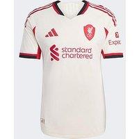 Adidas Liverpool Men'S 25/26 Away Authentic Replica Shirt - White