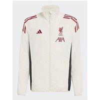 Adidas Junior Liverpool Presentation Jacket -White
