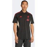 Adidas Mens Liverpool Training Polo - Black