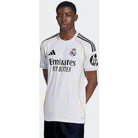 Adidas Real Madrid Mens 25/26 Home Stadium Replica Shirt - White