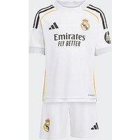 Adidas Real Madrid Mini Kit 25/26 Home Full Kit - White