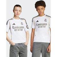 Adidas Real Madrid Junior 25/26 Home Stadium Replica Shirt - White