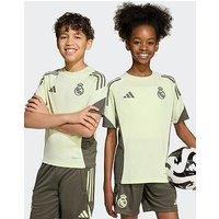 Adidas Junior Real Madrid Training Jersey - Lime