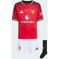 Adidas Manchester United Mini Kit 25/26 Home Full Kit - Red