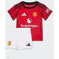 Adidas Manchester United Infant 25/26 Home Full Kit - Red