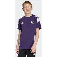 Adidas Junior Manchester United Training Tee - Purple