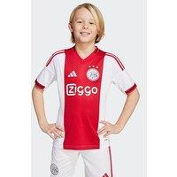 Adidas Ajax Junior 25/26 Home Stadium Replica Shirt - White