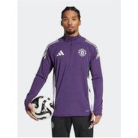 Adidas Men'S Manchester United Training Top - Purple