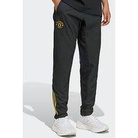 Adidas Mens Manchester United Tiro 25 Competition Presentation Pant - Black