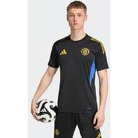 Adidas Mens Manchester United Tiro 25 Competition Training Jersey - Black