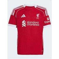 Adidas Liverpool Junior 25/26 Home Stadium Replica Shirt - Red