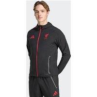 Adidas Mens Liverpool Vis Tech Hoodie - Black