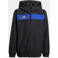 Adidas Junior Tiro Essentials Woven Hoodie - Black
