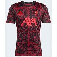 Adidas Liverpool Mens 25/26 Pre Match Shirt -Black