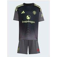 Adidas Manchester United Goal Keeper Mini Kit 25/26 Home Full Kit - Grey