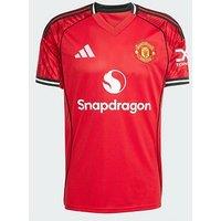 Adidas Manchester United Mens 25/26 Home Stadium Replica Shirt - Red