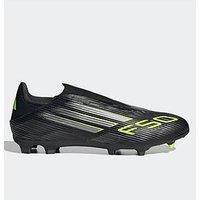 Adidas Mens F50 League Laceless Firm Ground Football Boot - Black