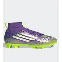 Adidas Junior F50 League Mid Firm Ground Football Boots - Purple