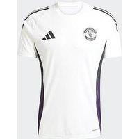Adidas Mens Manchester United Training Jersey - White