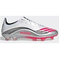 Adidas Mens F50 Messi Pro Firm Ground Football Boots - White