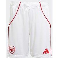 Adidas Arsenal Junior 25/26 Home Stadium Shorts - White