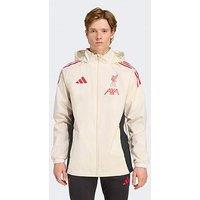 Adidas Mens Liverpool Aw Jacket -White