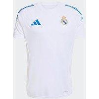 Adidas Mens Real Madrid Eu Training Jersey - White
