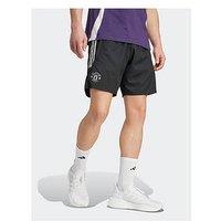 Adidas Mens Manchester United Training Shorts - Black