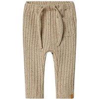 Lil Atelier Baby Boys Marl Leggings - Brown