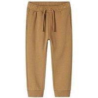 Lil Atelier Mini Boys Co-Ord Joggers - Brown