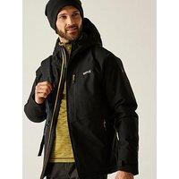 Regatta Mens Highton Stretch Padded Waterproof Insulated Jacket - Black